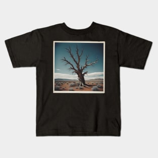 Dead tree in wild west Kids T-Shirt